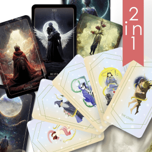 Bundle Set Tarot Decks, Jolly Tarot Deck and Delusion Tarot Deck